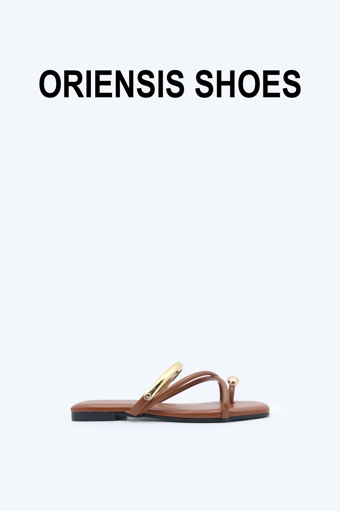 Brown Luna Loop Flat