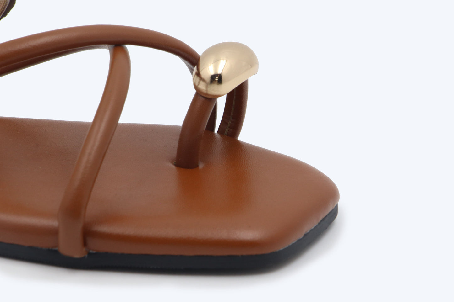 Brown Luna Loop Flat