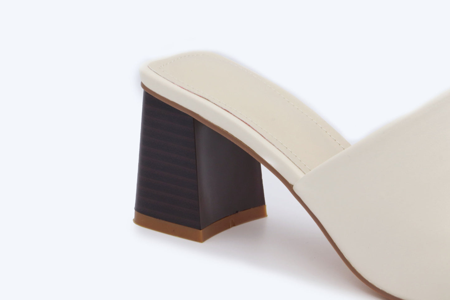 Cream Velvet Noir Sandal