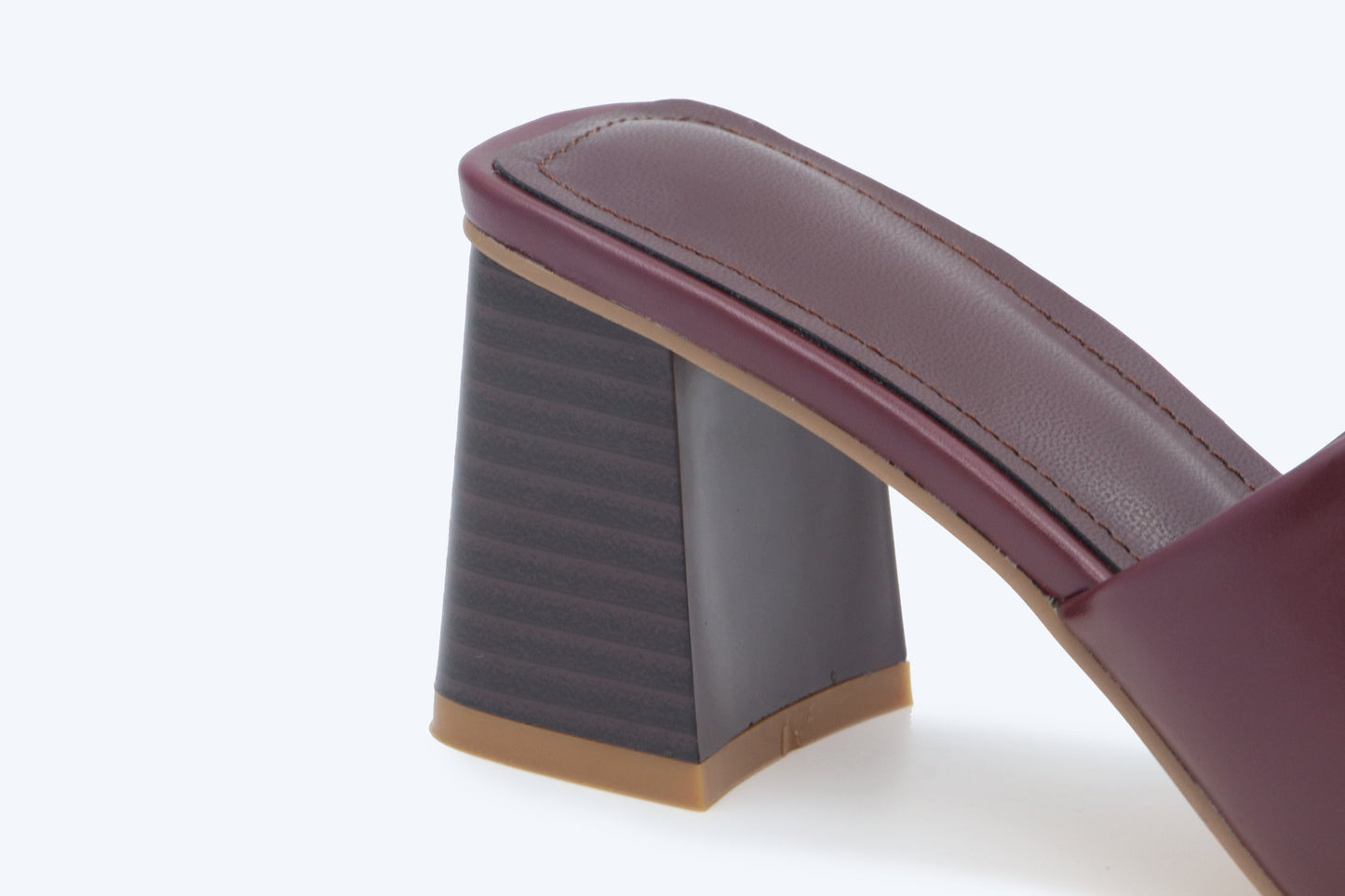 WineRed Velvet Noir Sandal