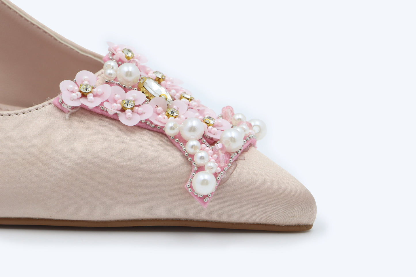 Pink Flora LV Heel