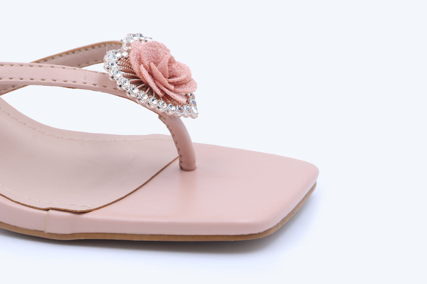 Pink Diamond Heart Sandal