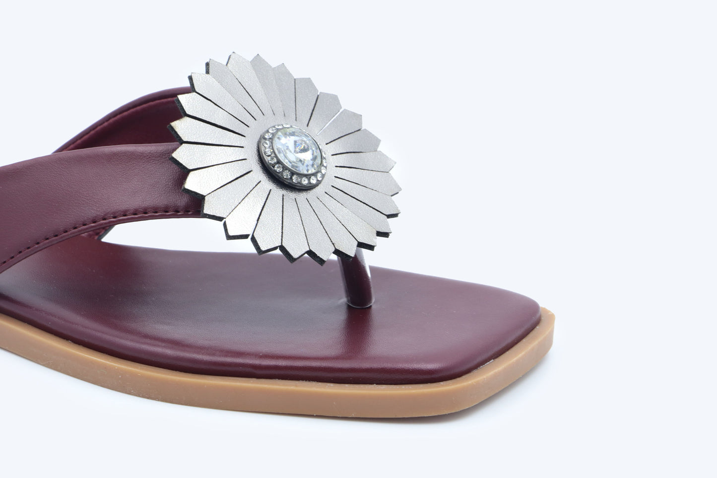 WineRed SunFlower Flat
