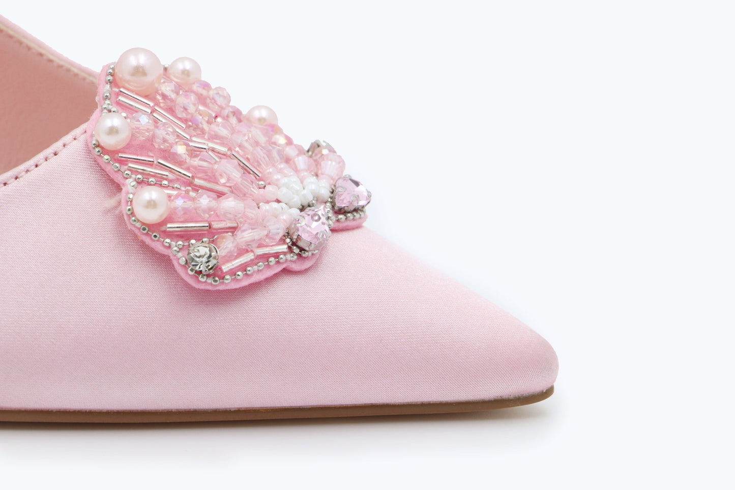 Pink Pearl Shell Heel