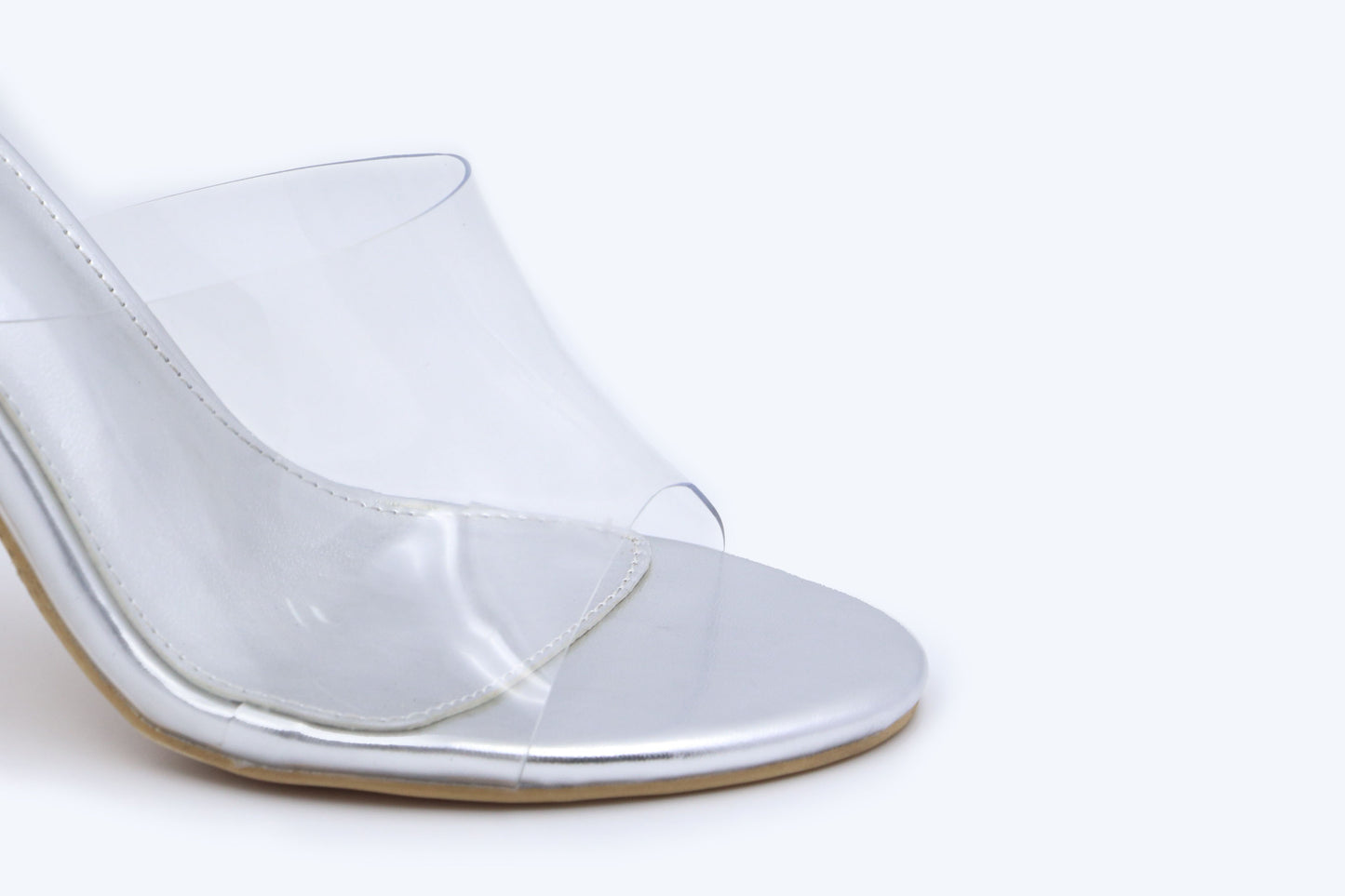 Clear Bling Mule Sandal