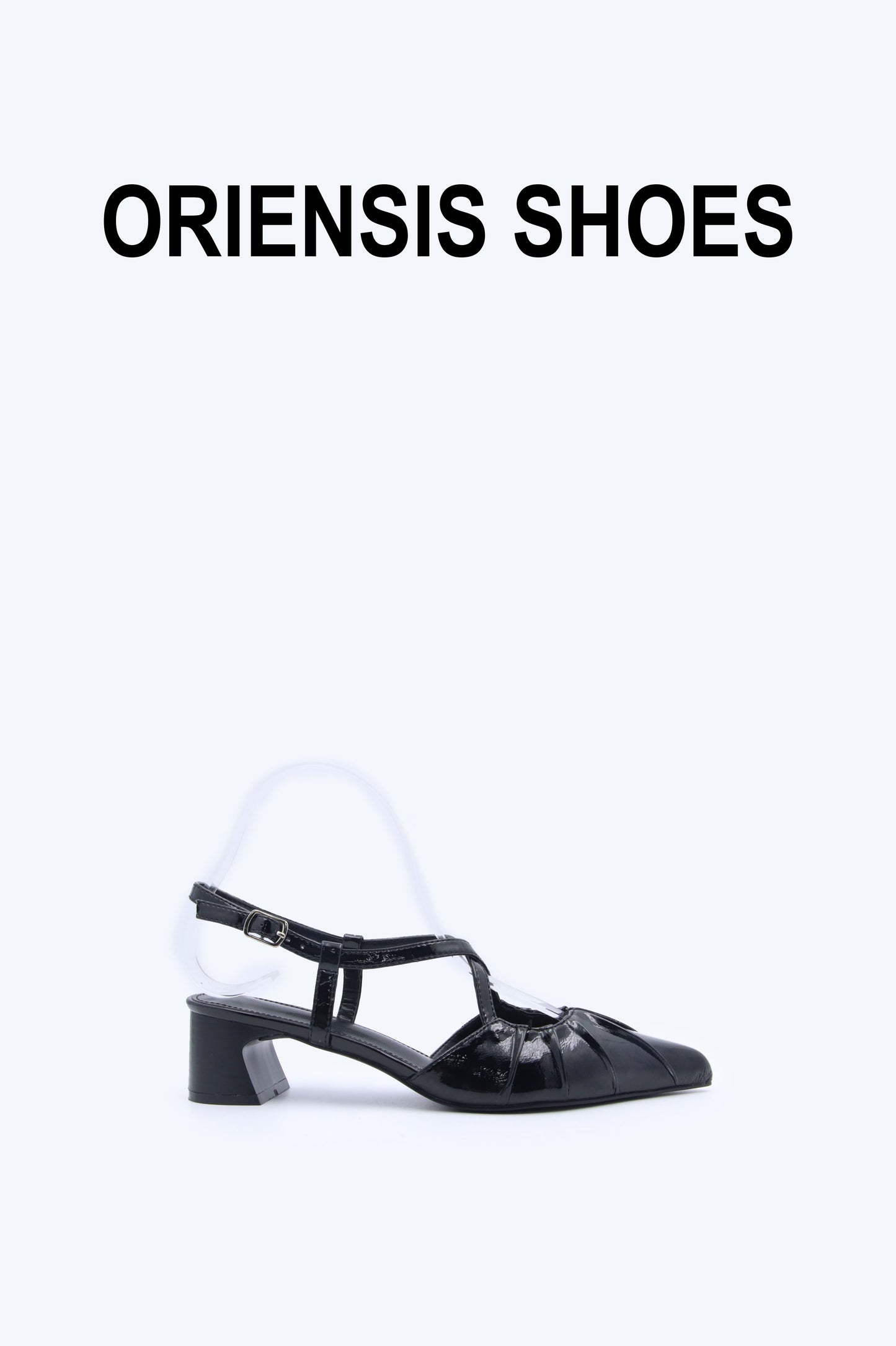 Black Chic Crisscross Heel