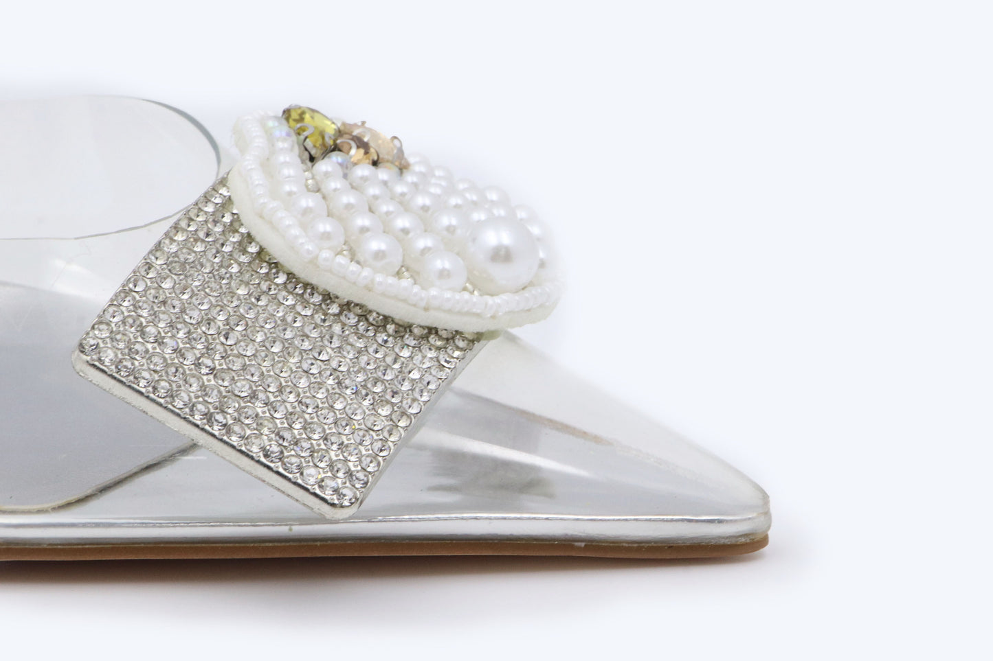 Silver Chic Diamond Heel