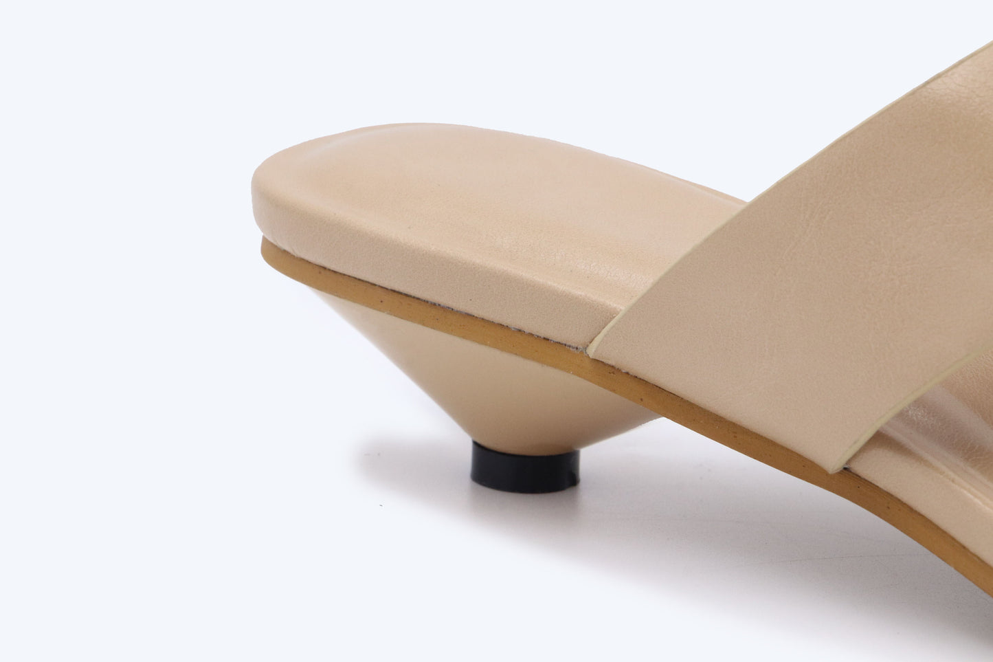 Nude Elegant Slide Sandal