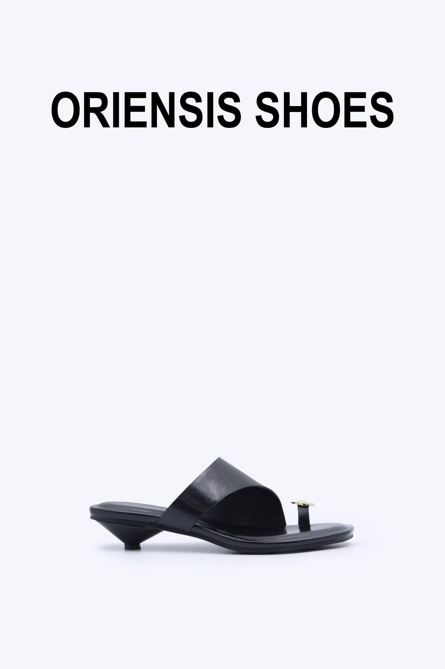 Black Toe Gem Sandal