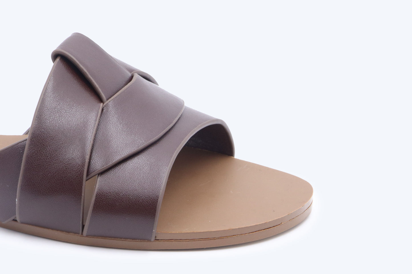 Brown Multiple Line Flat