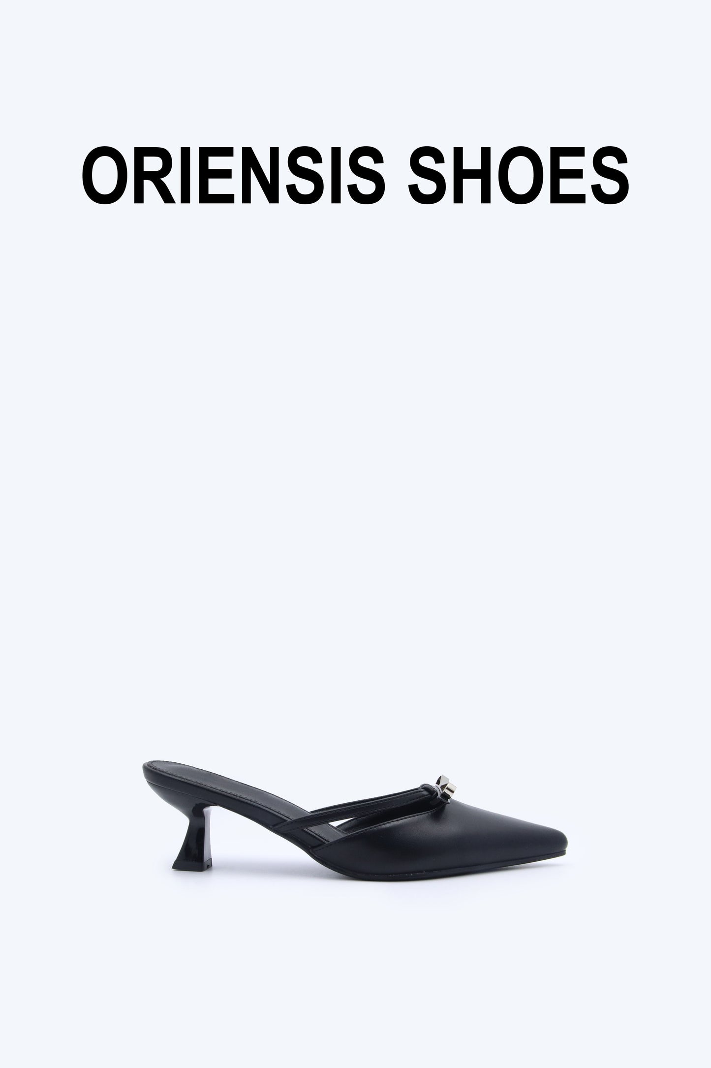 Black Sleek Pointed Sandal