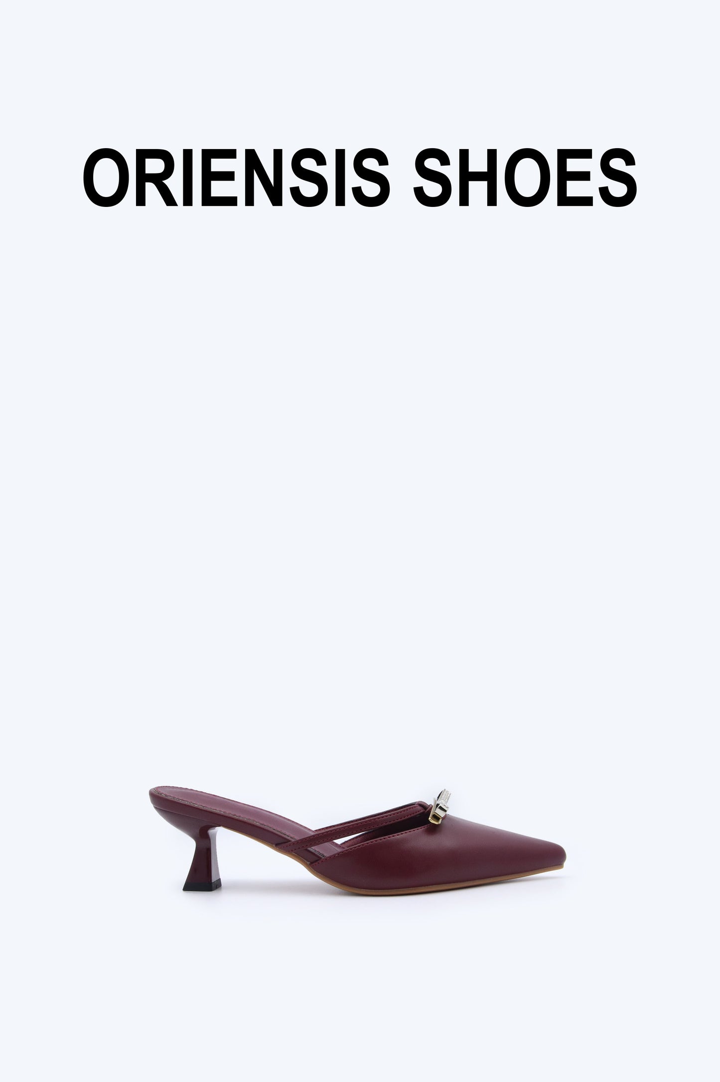 Red Sleek Pointed Sandal