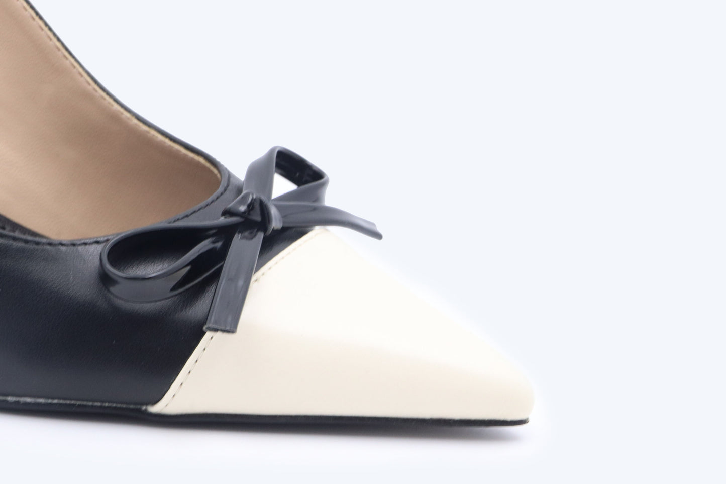 Black Bloom Slingback Heel
