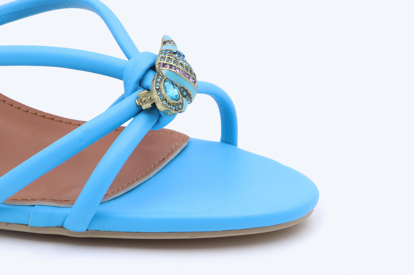 Blue Shell Minimal Sandal