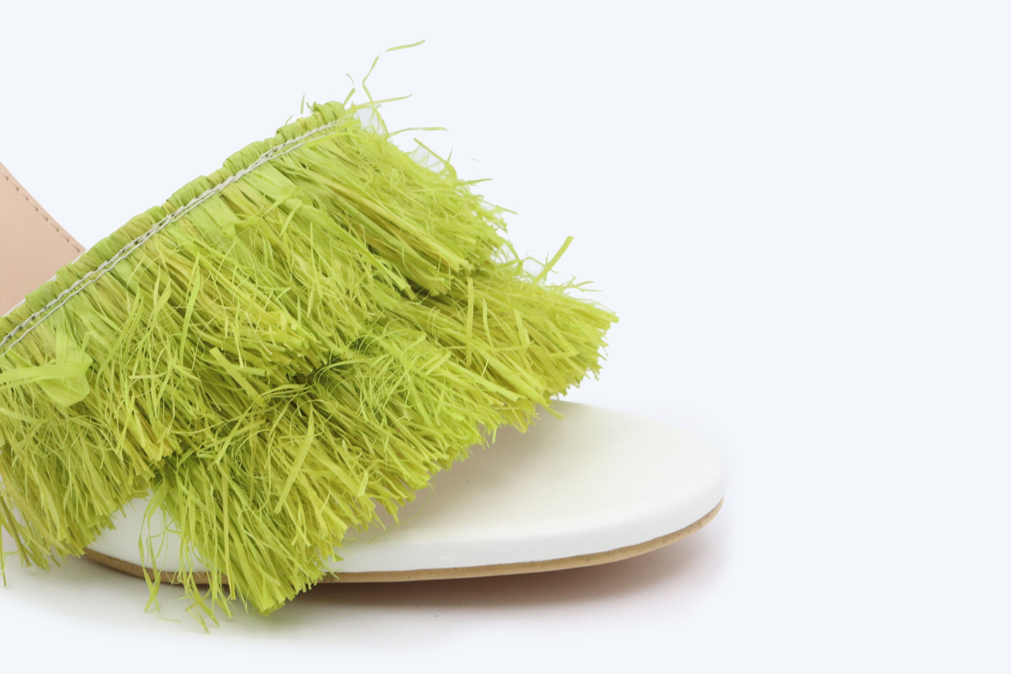 Green Tassel Allure Sandal