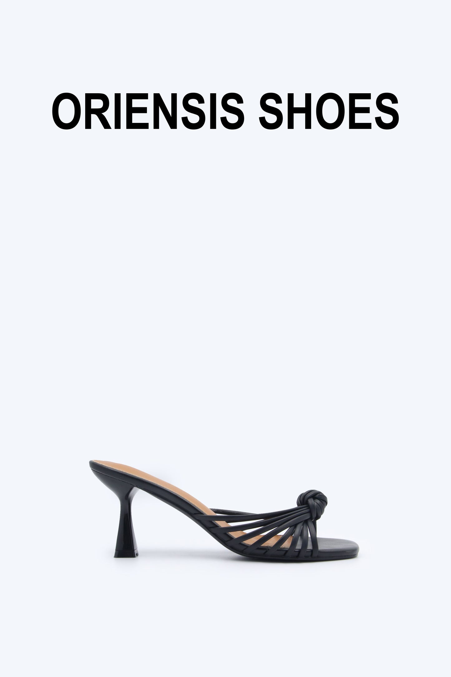 Black Twist Knot Sandal