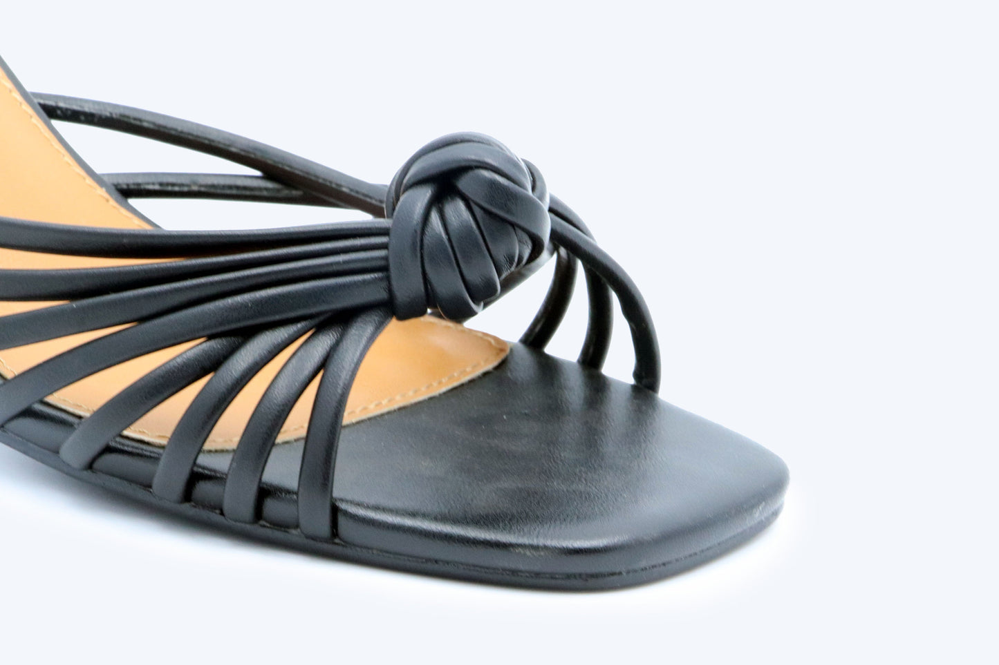 Black Twist Knot Sandal