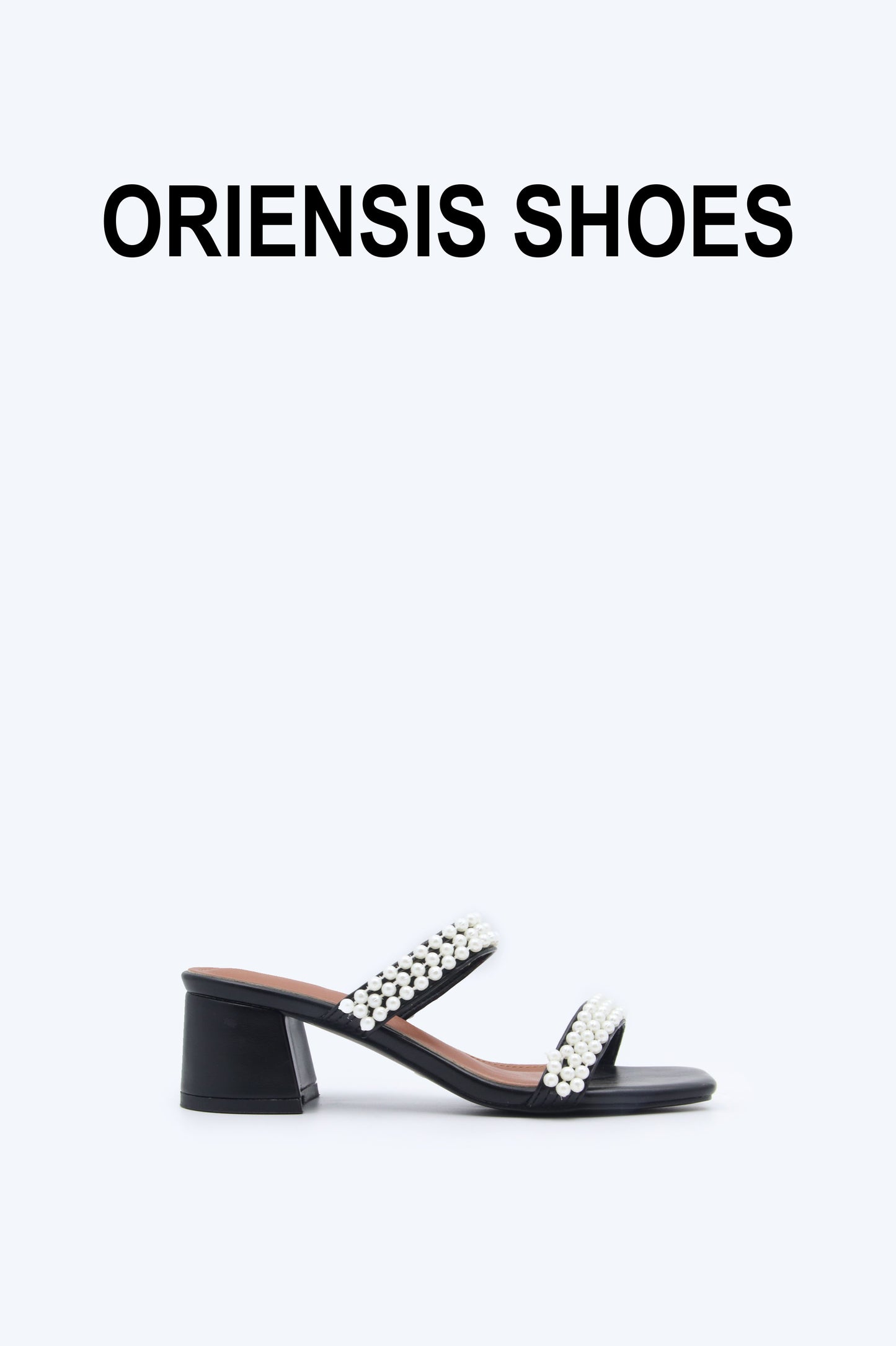 Black Elegant Strand Sandal