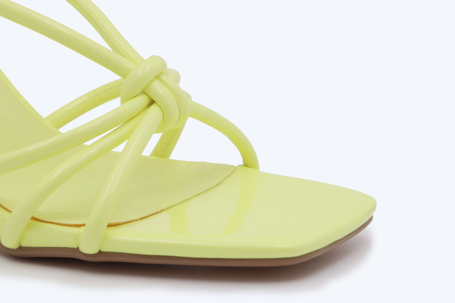Yellow Glitter Gleam Heel