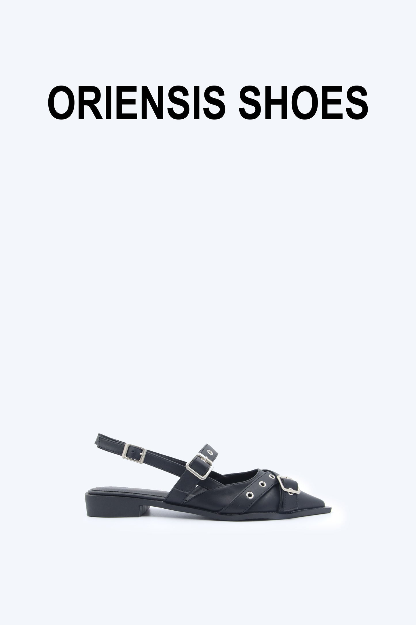 Black Rebel Buckle Flat