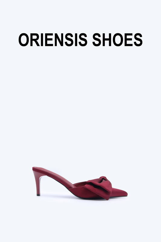 WineRed Bloom Scape Sandal