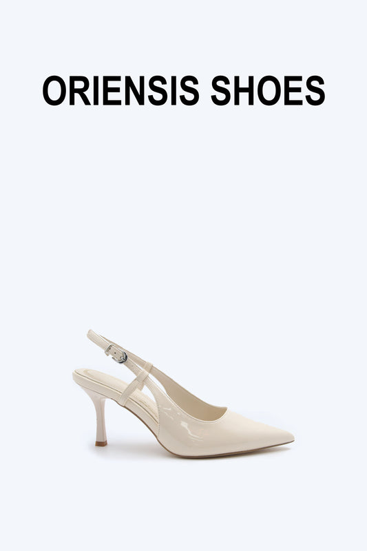 Cream Casual Heels