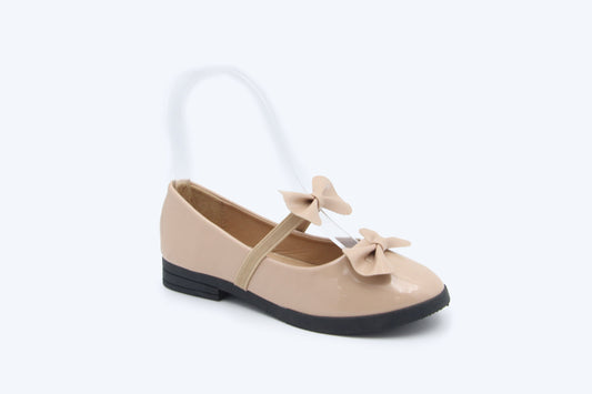 Nude Elegant Bow Shoes