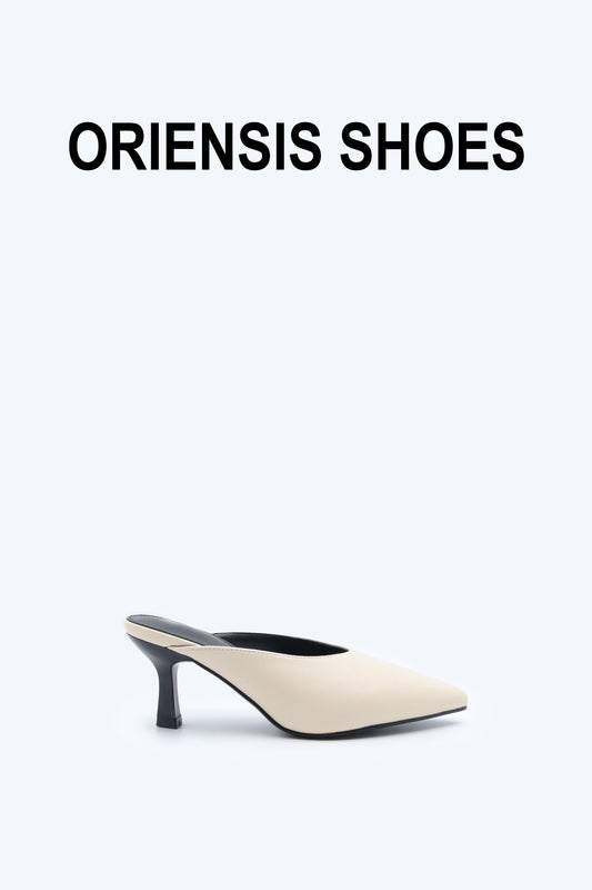 White Trim Shine Sandals