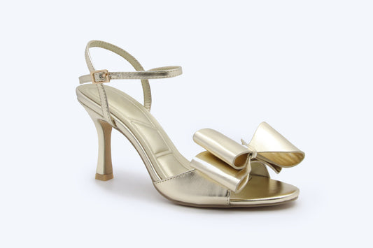 Gold Luminary Strap Heels
