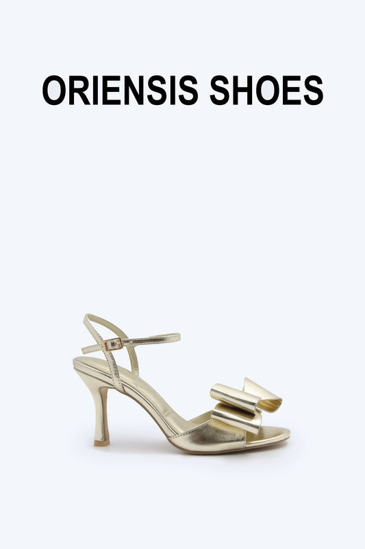 Gold Luminary Strap Heels