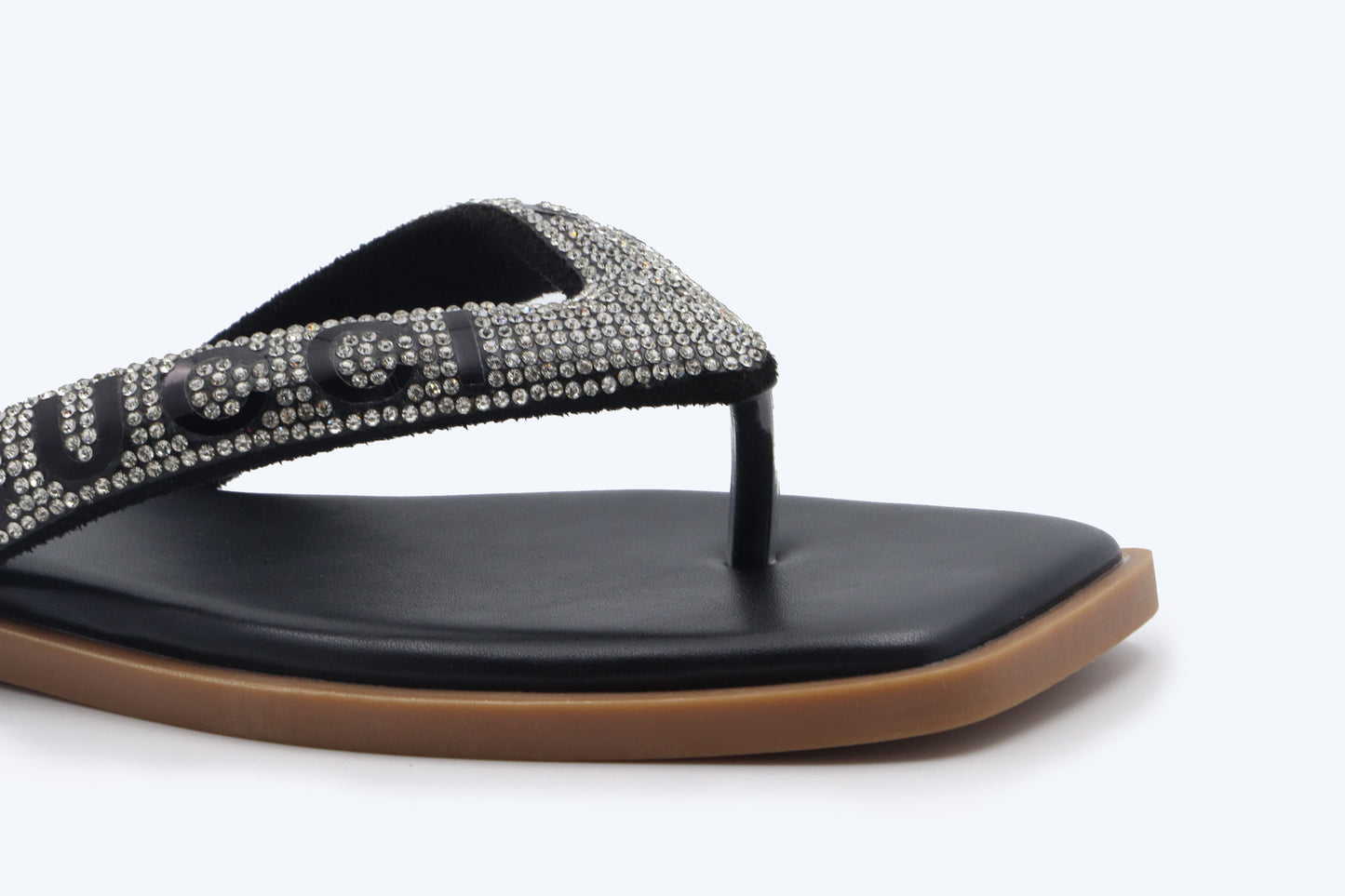 Black Gucci Thone Flat