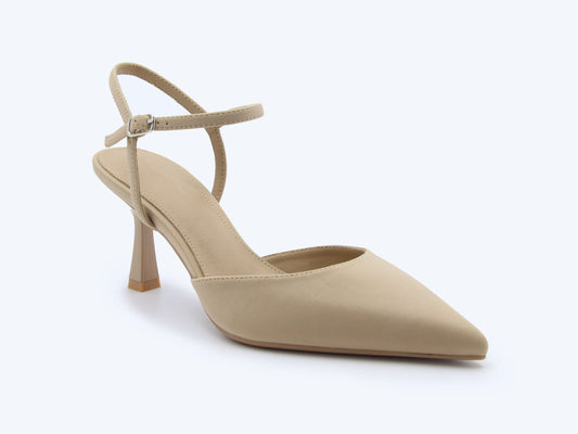 Beige Choco Stiletto Heels