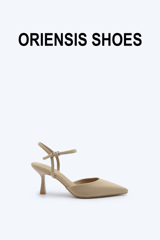 Beige Choco Stiletto Heels