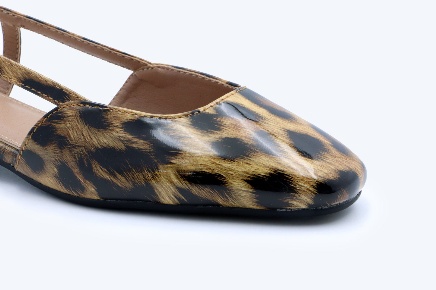 Leopard Sling Sophistication Flat