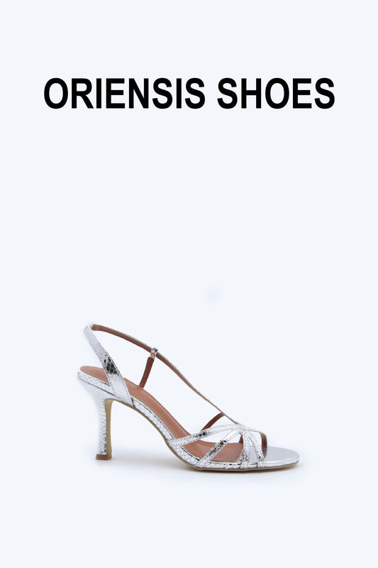 Silver Serpent Gleam Heels