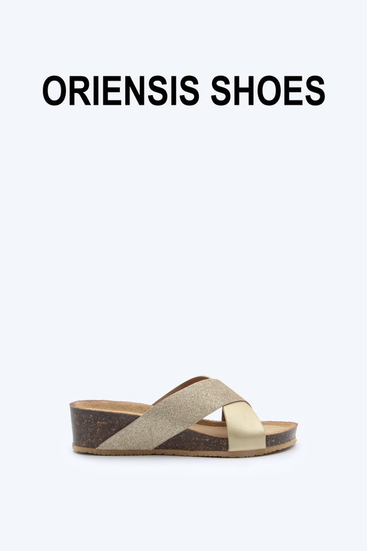 Nude Glimmer Cross Flat
