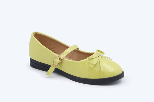 Yellow Melody Bow Shoes