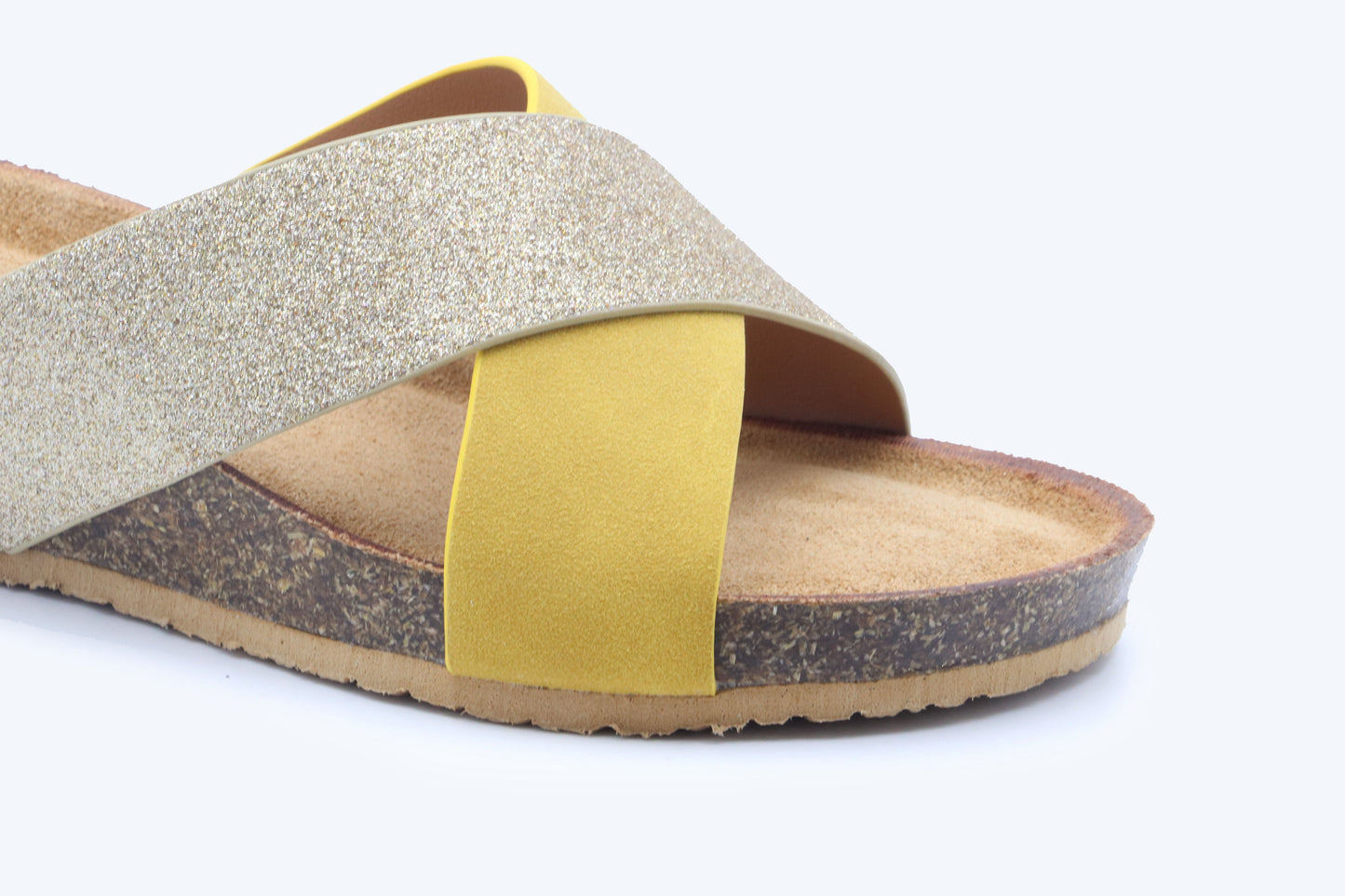 Yellow Glimmer Cross Flat