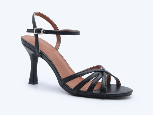 Black Strap Heels