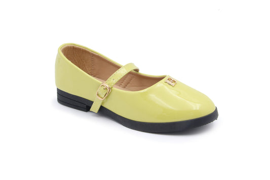Yellow Brogue Charm Shoes