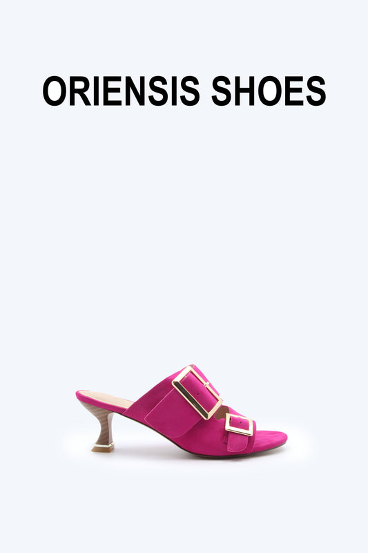 Pink Buckle Glitz Sandal