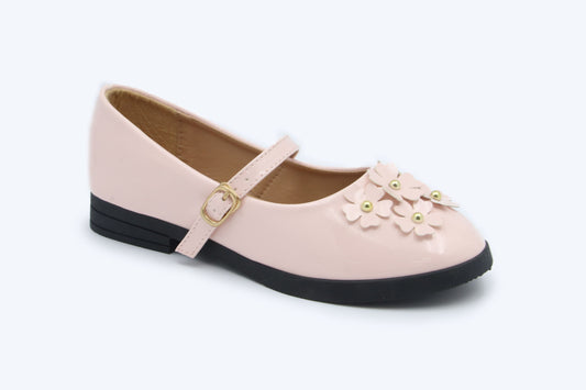 Pink Floral Brogue Shoes