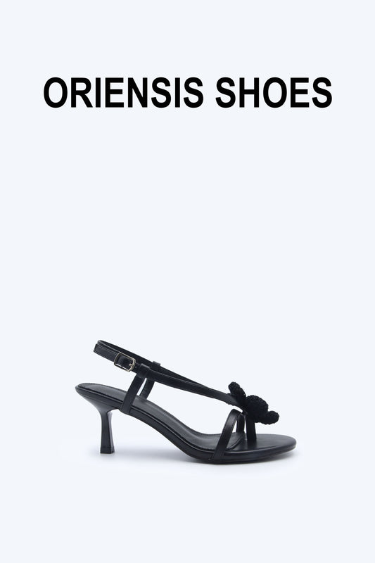 Black Bowknot Allure Heel