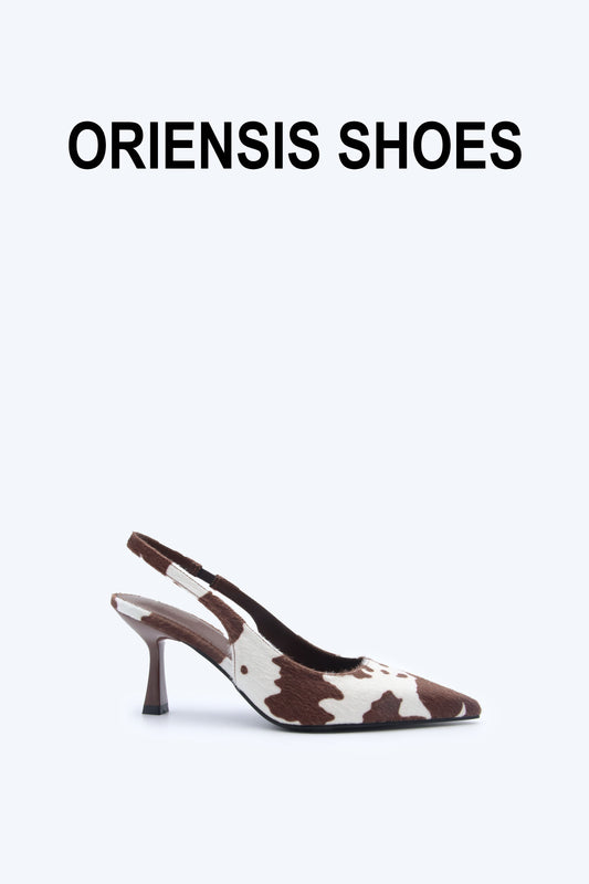 Brown Moo Muse Heel