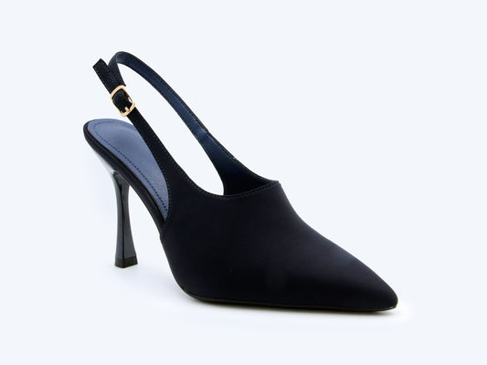 Black Satin Elegance Heel