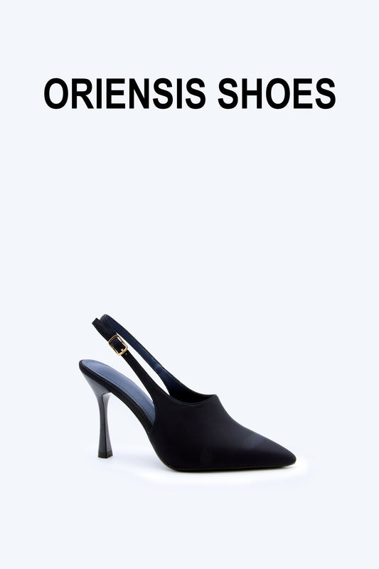 Black Satin Elegance Heel