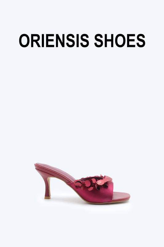 Red Paillette Whim Sandal