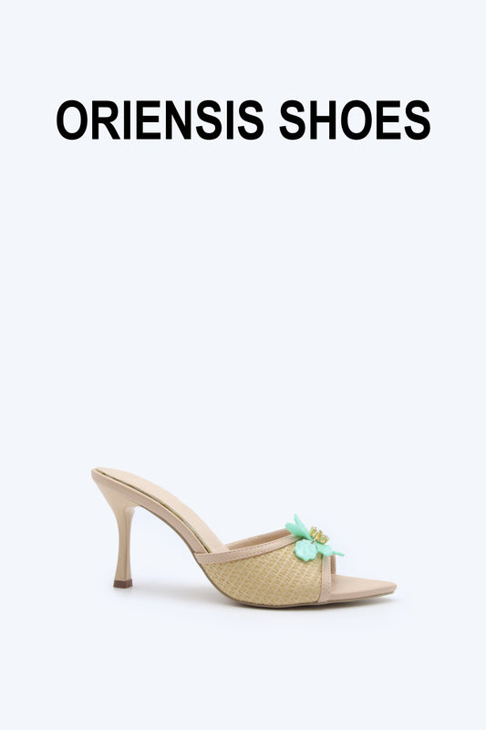 Nude Petal Gem Heel