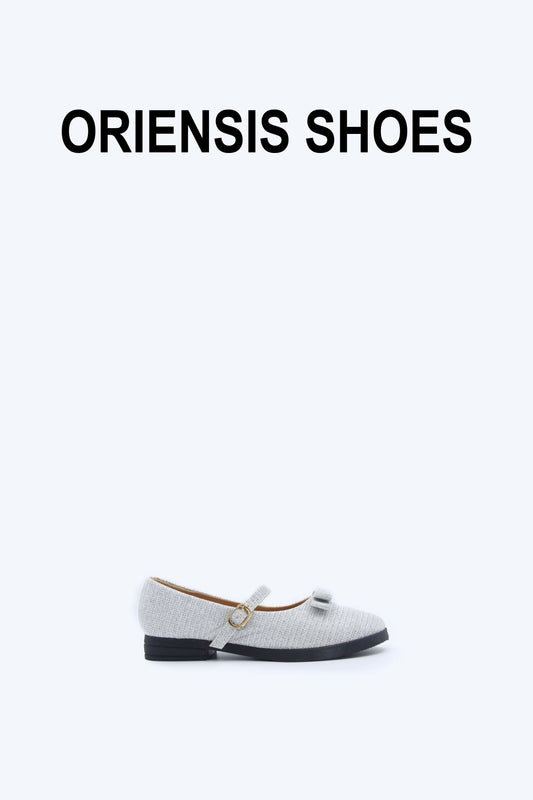 Silver Glisten Strap Shoes