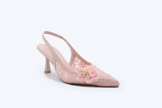 Pink Blossomina Heels